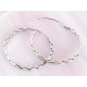 Silberschmuck  Creolen 60,40,30 mm Silber 925 m. Muster sc247