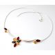 Bernsteinschmuck - Bernstein-Collier Silber-925 BC75