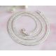 Schlangenkette flach 40 - 42 cm Silber 925 Silberschmuck  KC62