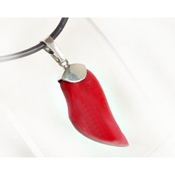 Silberschmuck - Anhänger m. Schaumkoralle Silber-925 (KL163)