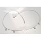 Plättchen Collier Silber 925 40 - 45 cm rhodiniert Sterlingsilber sd203