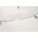 Plättchen Collier Silber 925 40 - 45 cm rhodiniert Sterlingsilber sd203