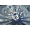 Ring Silber 925 Silberschmuck blau VI