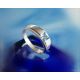 Damen Ring Silber 925 Silberschmuck Zirkonia blau SS29