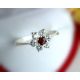 Ring Silber 925 Zirkonia weiß rot ss124
