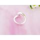 Damen Ring Silber 925 Silberschmuck Zirkonia lila SS24