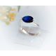 Damen Ring blau Silber 925 Silberschmuck  SS95