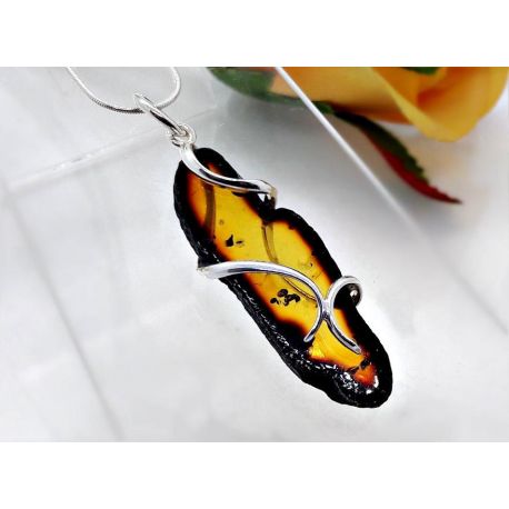 Bernstein Anhänger  Silber 925 Bernsteinschmuck BA560