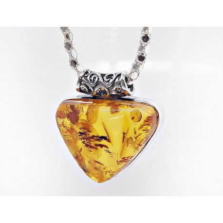 Bernstein Anhänger  Silber 925 Bernsteinschmuck BA561