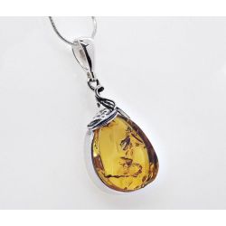 Bernstein Anhänger  Silber 925 Bernsteinschmuck BA563