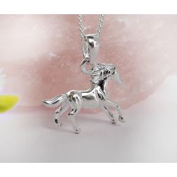 Silber Anhänger Pferd Silber 925 Pferdanhänger su372