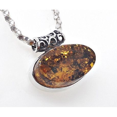 Bernstein Anhänger Silber 925  Bernsteinschmuck BA565